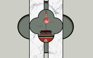 中式古典灯笼装饰图案