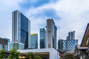 现代都市高楼景观