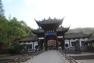 古色古香中式牌坊景观