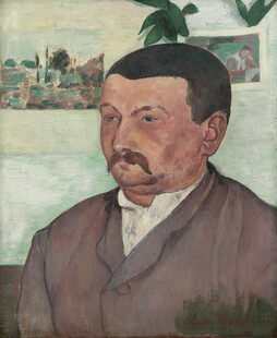 男子肖像油画