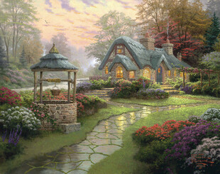 梦幻田园小屋景观