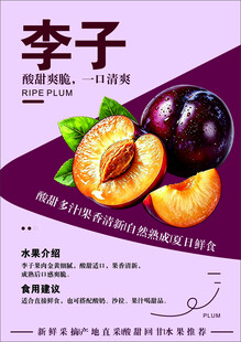 李子新品海报