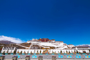 布达拉宫壮丽景观