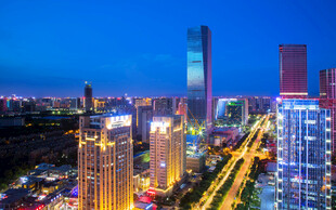 城市璀璨夜景