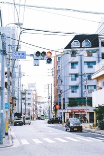 城市街道宁静街景画面