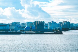 海滨城市风光