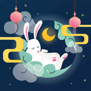 中秋节兔子