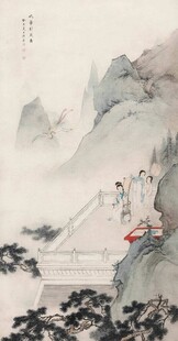 仕女宫阙图