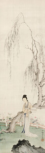垂柳仕女图