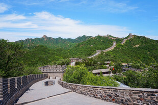 壮丽长城景色