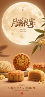 中秋月饼摆拍