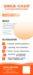 跨境贸易宣传海报