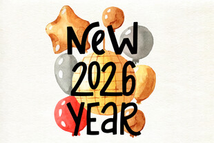 2026新年装饰气球星星