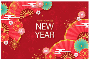 新年喜庆背景图