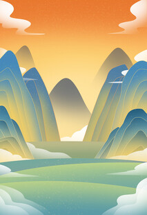壮丽山河风景图