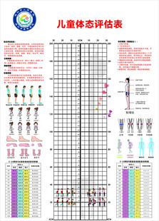 儿童体态评估表