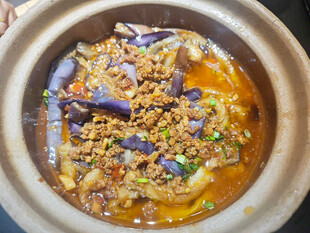 鱼香茄子煲
