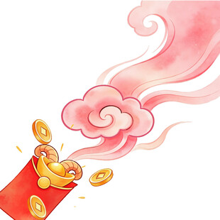 红包飘出金元宝