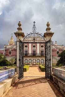 欧式古典华丽大门建筑