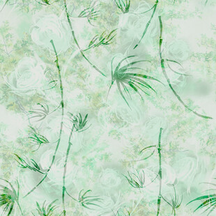 清新绿色植物纹理背景图