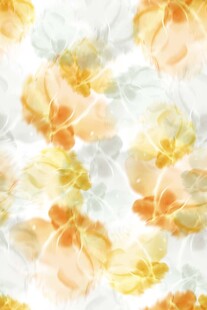 秋日花卉水彩纹理图案