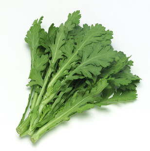 新鲜茼蒿蔬菜