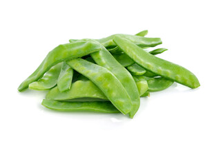 新鲜荷兰豆堆叠