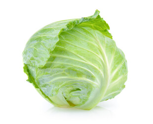 新鲜圆白菜