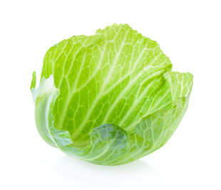 新鲜圆白菜