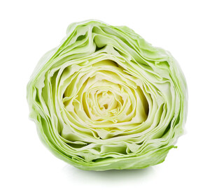 新鲜圆白菜