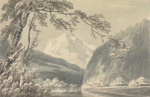 山水风景水墨画