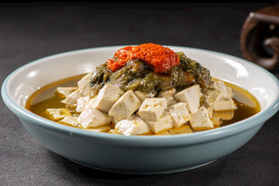 酸菜烧豆腐 
