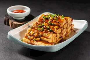 浇汁豆腐