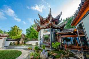 中式古典庭院建筑景观