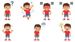 男孩表情合集