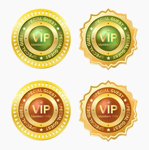 VIP 徽章素材
