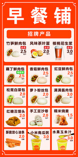 早餐菜单