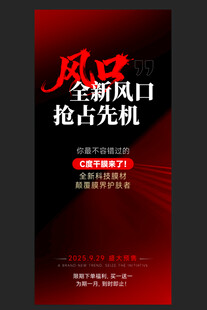 双风口抢占先机宣传海报