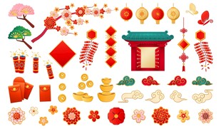 春节装饰素材