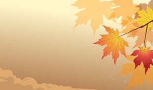秋日枫叶背景