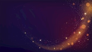 金色粒子背景