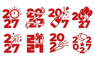 2027 新年素材