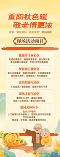 重阳佳节优惠促销活动海报