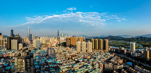 繁华都市全景俯瞰