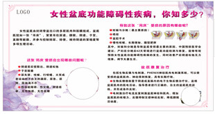 女性盆底功能障碍性疾病知识展板