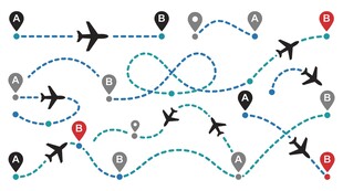 航空路线图