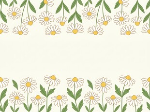 雏菊背景图案