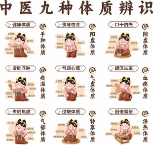 中医九种体质辨识