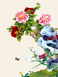 花鸟图绘雅致中式风情