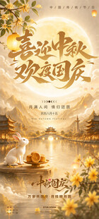 中秋国庆海报